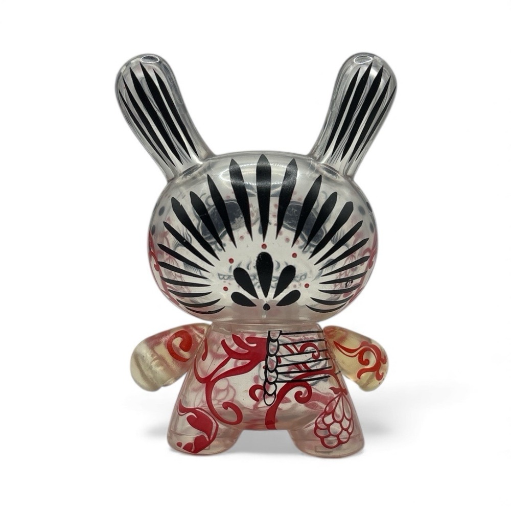 Kidrobot 2010 Dunny Untitled DAMARAK THE DESTROYER CLEAR 3" Vinyl Figure - Picture 2 of 3